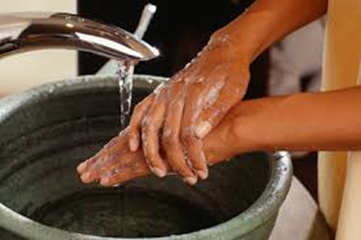 Good hand hygiene practices are essential in the prevention and control of Ebola