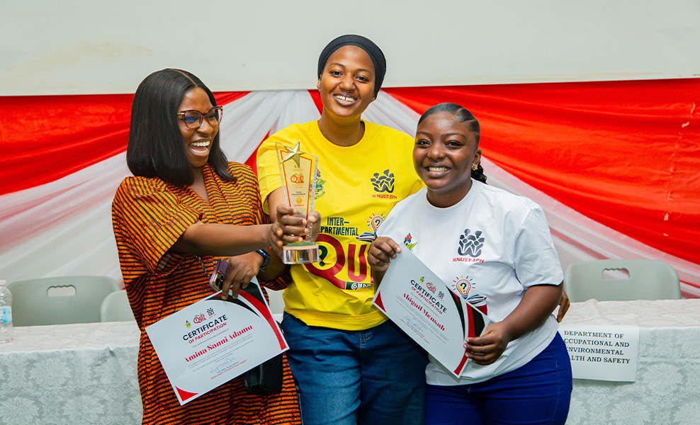 School of Public Health Marks KNUST@75 with Thrilling Inter-Departmental Academic Contest