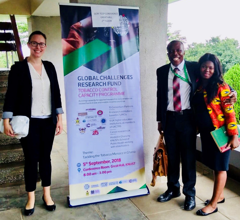 Left to right - Alex Wright, Ellis Owusu-Dabo & Patricia Amoah Wirenkyi